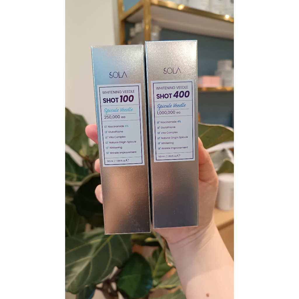 Vi nám chuyên sâu Sola Whitening Veedle Shot 100/400