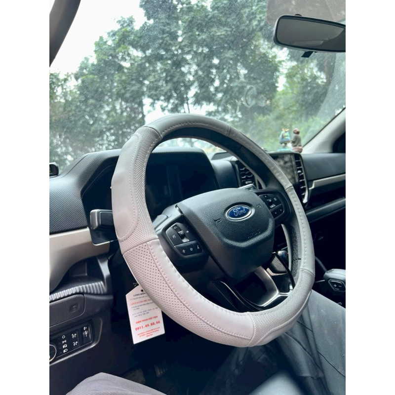 Vô Lăng Da Cừu thật 100% 4 lớp size 38 cho xe 4-5-7-16 chỗ