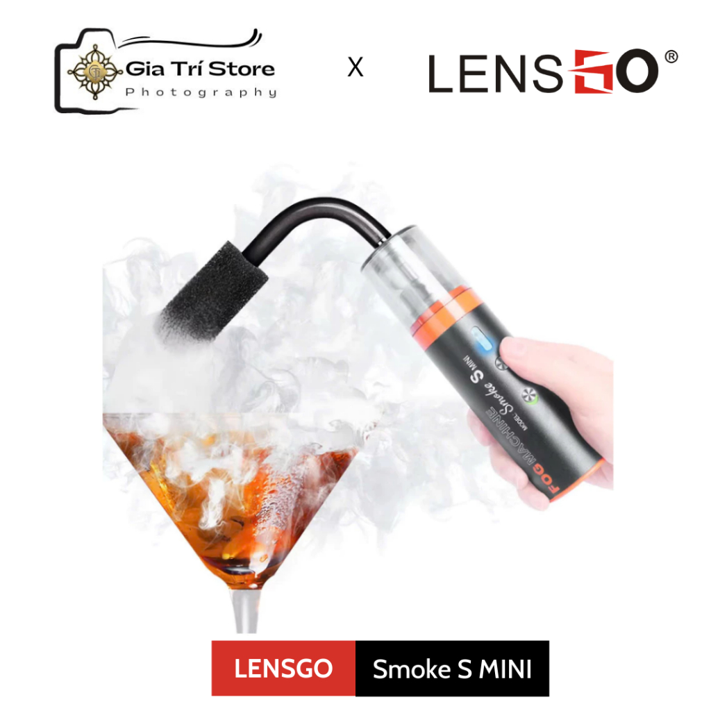 LENSGO Smoke S MINI 15W Hand-Held Fog Machine - Máy Tạo Khói Cầm Tay ...
