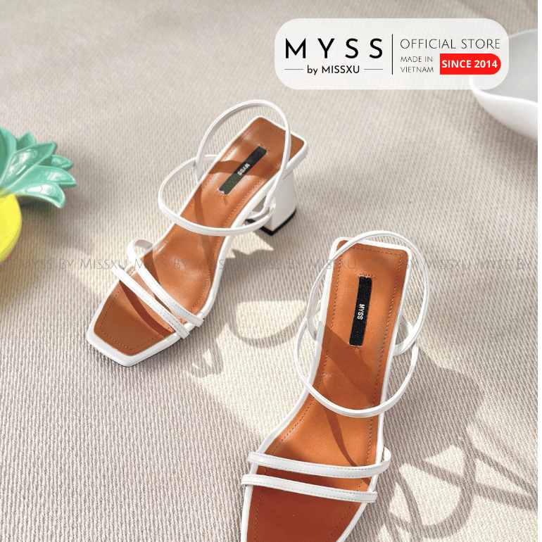 Giày sandal nữ MYSS dây mảnh ngang 5cm thời trang - SD139