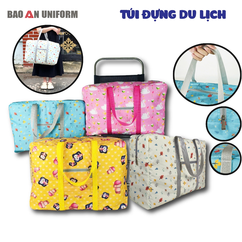 Túi Xách Đựng Đồ Đi Du Lịch Cho Bé Và Người Lớn Đi Học Đi Làm Đi Du Lịch Shopping Thoải Mái Sử Dụng