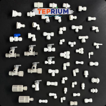 Co cút nối nhanh phi 6mm, Phi 10mm dùng trong máy lọc nước RO, Lõi lọc RO / Teprium Aqua