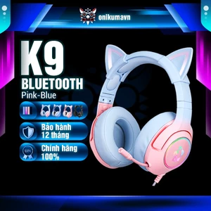 Tai Nghe Gaming Tai Mèo ONIKUMA K9 Có dây, Âm Thanh Nổi, Miro Chống Ồn, Tương Thích Nhiều Thiết Bị