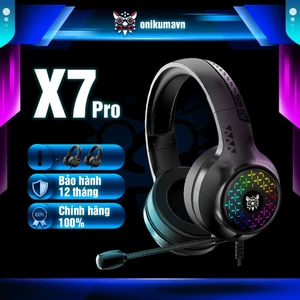 Tai Nghe Gaming ONIKUMA X7 PRO Có Dây, Micro Khử Ồn, RGB
