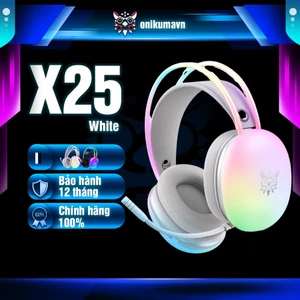 Tai Nghe Gaming ONIKUMA X25 Có Dây, Âm Thanh Nổi 3D, Micrô Chống Ồn Đa Hướng