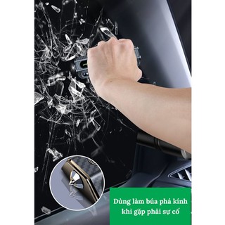 Bảng Số Điện Thoại Ô Tô VERSION 4 Gắn Taplo Xe Hơi – Kiêm Búa Phá Kính Thoát Hiểm Đa Năng