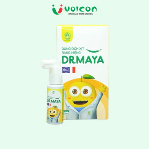 Dung dịch xịt răng miệng Dr.Maya 30ml phòng sâu răng,viêM lợi,nấm miệng,tưa lưỡi cho bé