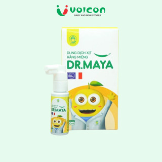 Dung dịch xịt răng miệng Dr.Maya 30ml phòng sâu răng,viêM lợi,nấm miệng,tưa lưỡi cho bé