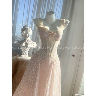 [HAN’S STORE]  VÁY MAXI REN FORM CORSET DÁNG XOÈ CHUẨN FORM(ẢNH THẬT)