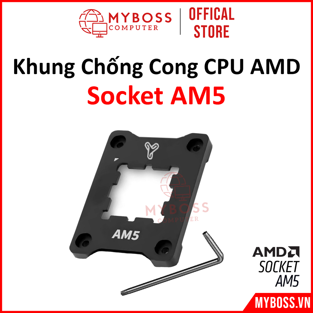 [GIÁ RẺ] Khung Chống Cong CPU AMD, Hỗ Trợ Socket AM5, Tặng Kèm Tua Vít ...