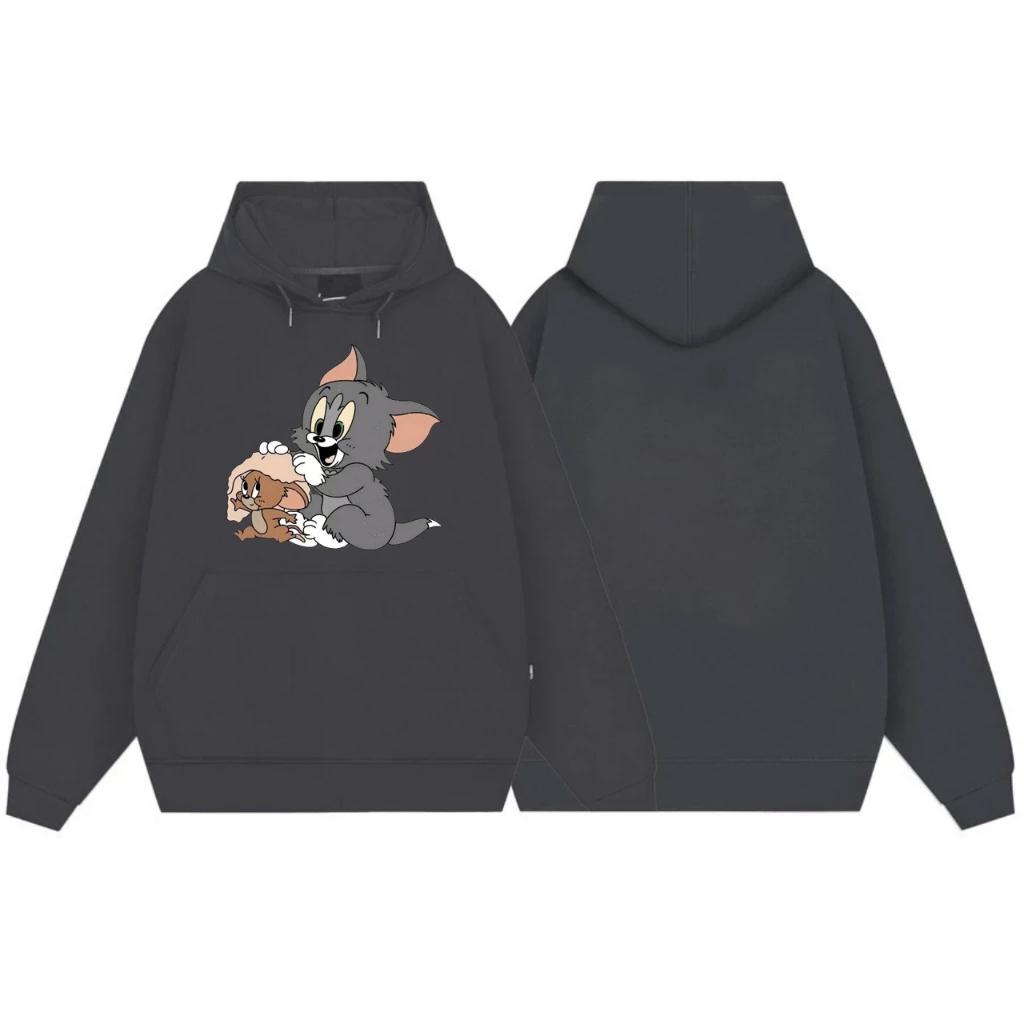 Hoodie Trẻ Em Hình Mèo Lau Đầu Cho Chuột -  Hàn Quốc, Chất Vải Nỉ Cotton Mềm Mịn Dành Cho Bé (M 148)