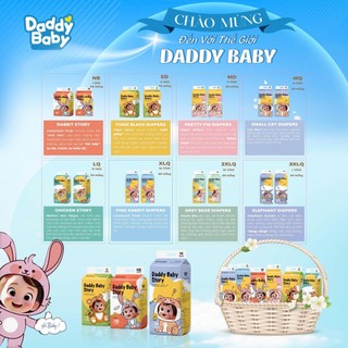 Tã/Bỉm DaddyBaby Story thấm hút tốt FULL SIZE cho bé