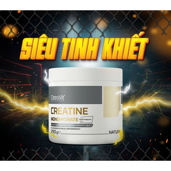 OSTROVIT CREATINE MONOHYDRATE CREAPURE 250G - BÍ QUYẾT TĂNG CƠ NHANH CHÓNG