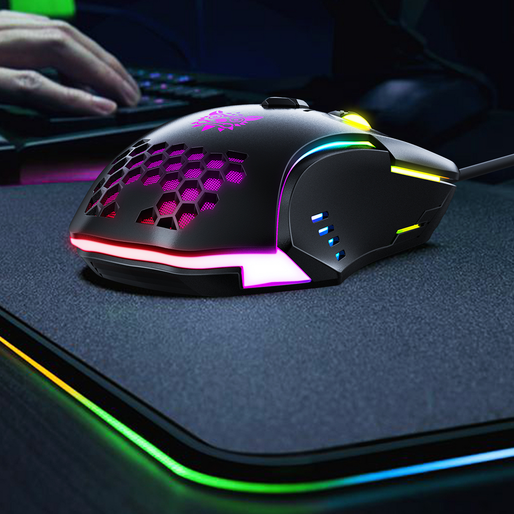 Chuột Gaming Có Dây ONIKUMA CW902 - 6400 DPI, Led RGB, siêu nhạy