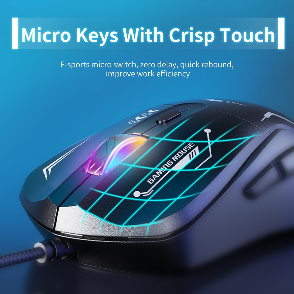 Chuột Gaming C Có dây + 2.4G không dây ONIKUMA CW917 -  3600 DPI, Led RGB