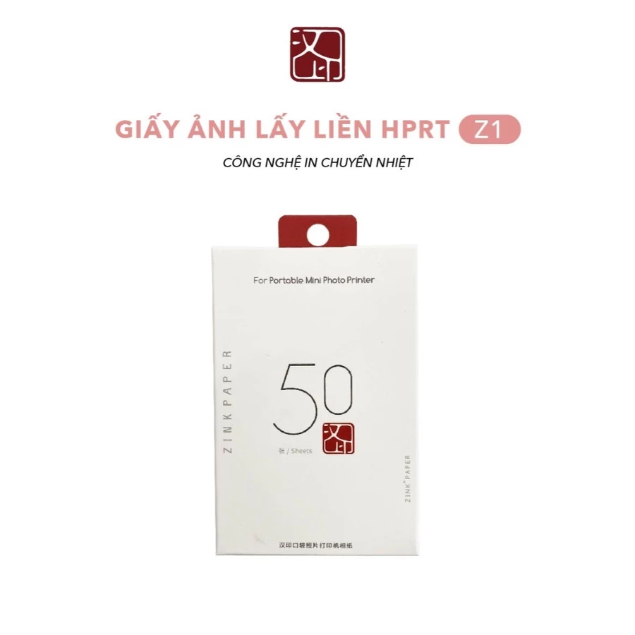 Giấy ảnh nhiệt HPRT cho máy ảnh chụp lấy liền Z1