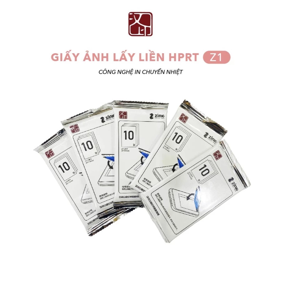 Giấy ảnh nhiệt HPRT cho máy ảnh chụp lấy liền Z1