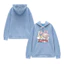 Áo Nỉ Hoodie Phù Hợp Cho Các Bé Vào Đông, Chất Nỉ , Hình Labubu Hồng Đi Tắm Đáng Yêu (M 87)