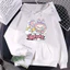 Áo Nỉ Hoodie Phù Hợp Cho Các Bé Vào Đông, Chất Nỉ , Hình Labubu Hồng Đi Tắm Đáng Yêu (M 87)