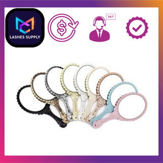 Gương Hoàng Cung LASHES SUPPLY đa chức năng thiết kế có tay cầm dài để kiểm tra các dụng cụ ghép nối mi giả