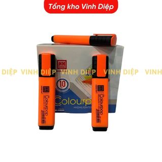 Bút Dạ Quang Hồng Hà Bút Nhớ Dòng Dạ Quang Highlight màu Da Cam