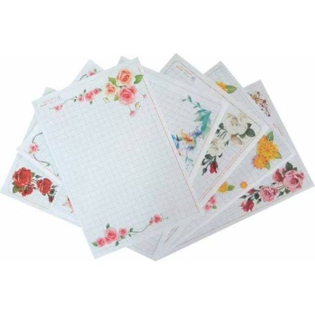 SET 10 TỜ GIẤY LUYỆN CHỮ HÌNH HOA ( mẫu ngẫu nhiên )🌸