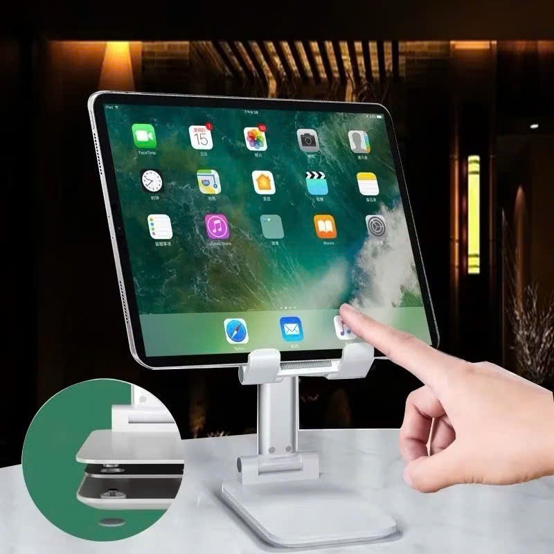 GIÁ ĐỠ ĐIỆN THOẠI IPAD, Kep Điện Thoại Ipad Chống Trượt Gấp Gọn Có Thể Thay Đổi Chiều Cao Tiện Lợi Khi Xem Phim,Làm viêc