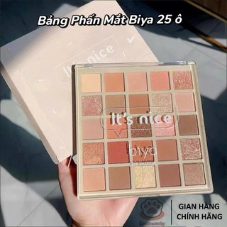 [BIYA] Biya Bảng Phấn Mắt 25  Trang Điểm Lấp Lánh Ngọc Trai Lấp Lánh Nhẹ Nhàng Cosmetic