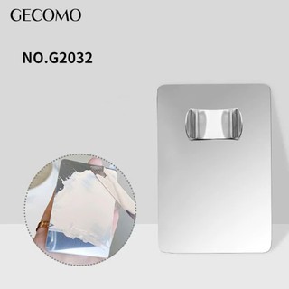 Khay Trộn Kem Nền - Son Môi + Que Trộn GECOMO Chất liệu Thép không gỉ