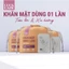 MUA 3 túi khăn giấy, khăn mặt dùng một lần Luck Lady 80 tờ TẶNG 5 gói khăn ướt Luck Lady mini 10 tờ