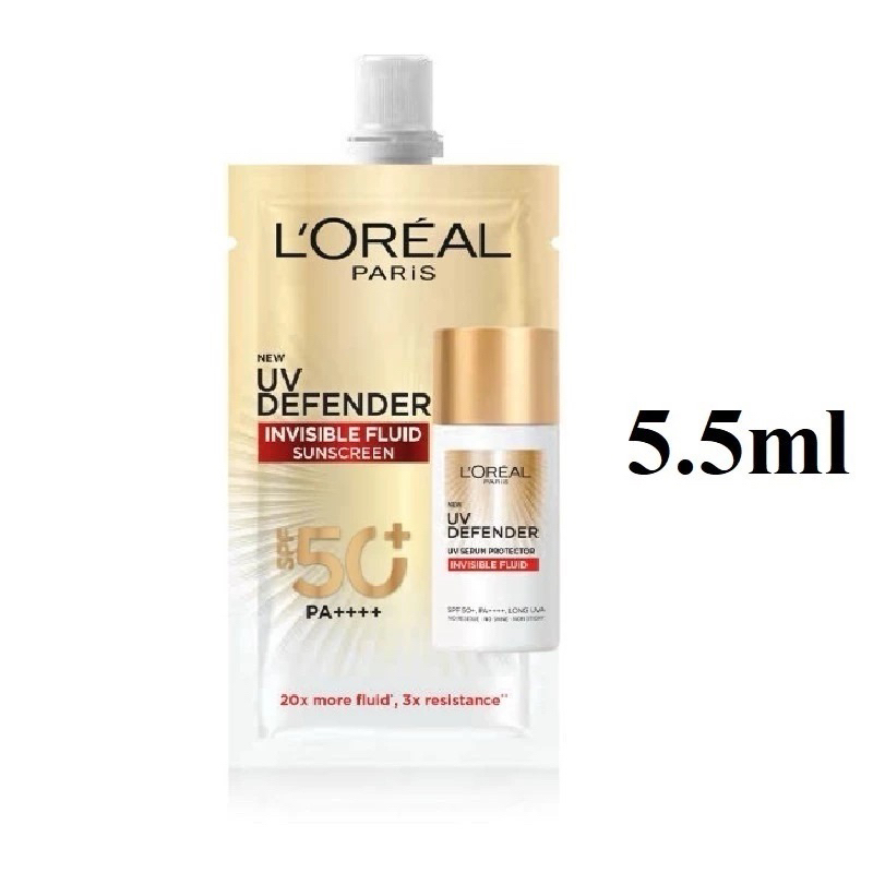 KEM CHỐNG NẮNG Loreal UV Defender SPF50+PA++++ - TUÝP MINI 5.5ml VẠCH ĐỎ