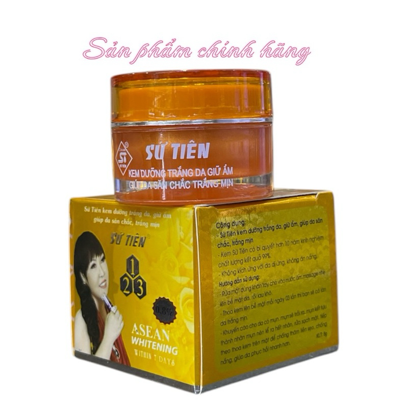Kem Sứ Tiên Vàng Cao Cấp trắng, giữ ẩm 8g chính hãng