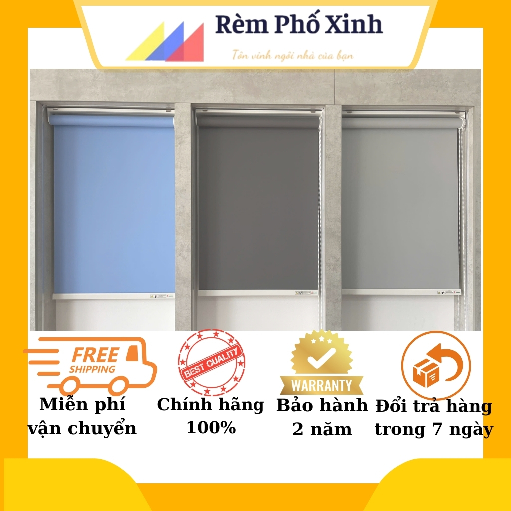 Rèm cuốn CÓ khoan cản sáng 100% RÈM PHỐ XINH chuyên rèm cửa sổ văn ...