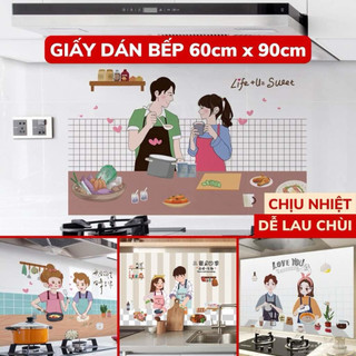 Tranh dán bếp không thấm nước, Giấy dán tường trang trí nhà bếp