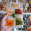 5 Bịch Bánh Tráng Dẻo Ủ Bơ Ngũ Vị Trộn- Tóp Mỡ - Sốt Bò - Ớt Rim Mật Ong - Sate - Muối Tôm Nhuyễn - Mỡ Hành - Hành Phi