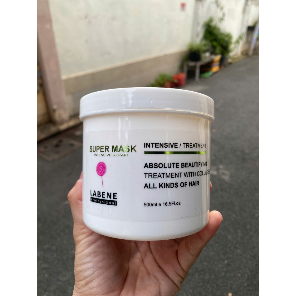 Ảnh Ủ tóc SUPERMASK LABENE 500ml làm mềm mại, phục hồi, cung cấp dinh dưỡng và độ ẩm cho tóc, giúp tóc khoẻ mạnh 2