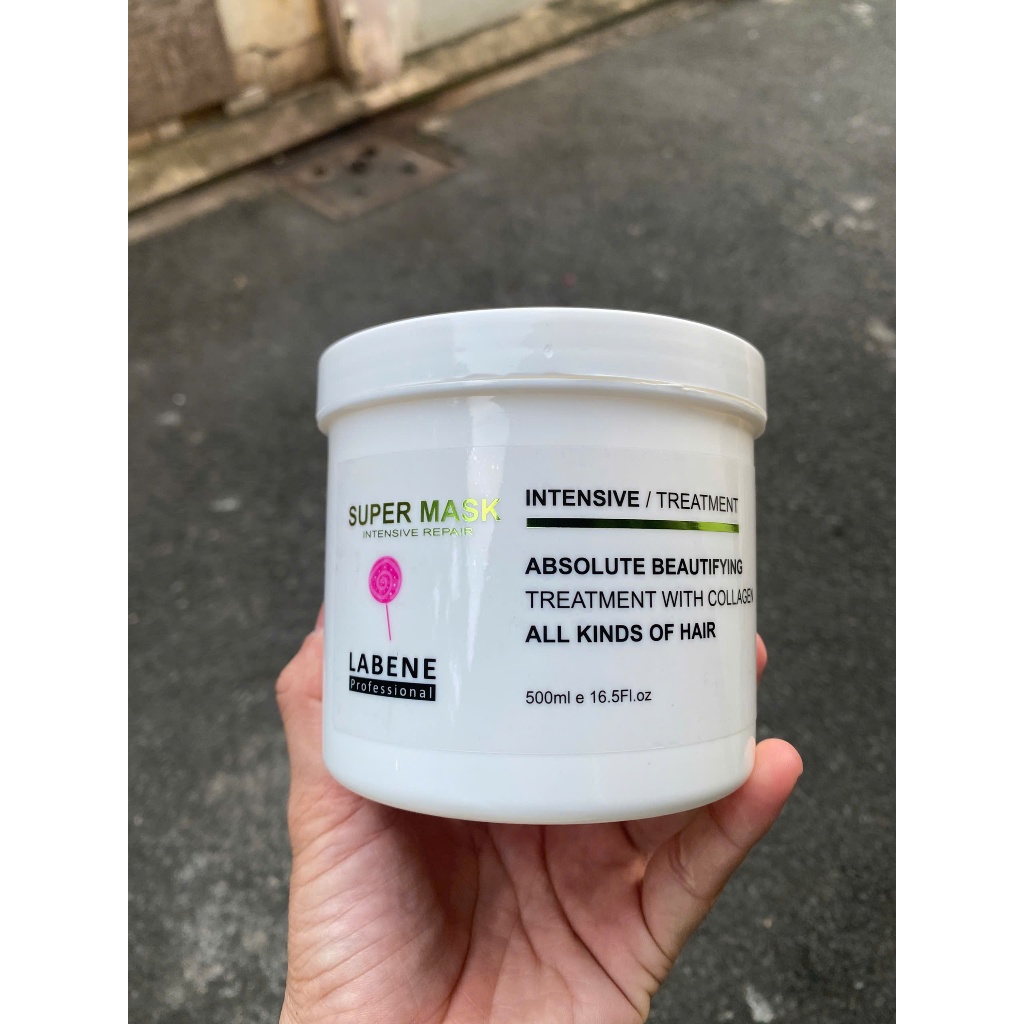 Ảnh Ủ tóc SUPERMASK LABENE 500ml làm mềm mại, phục hồi, cung cấp dinh dưỡng và độ ẩm cho tóc, giúp tóc khoẻ mạnh 1