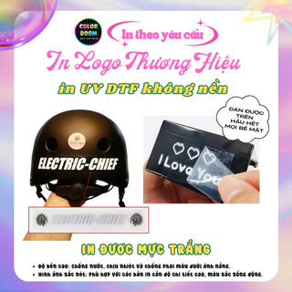 In Logo UV DTF theo yêu cầu - In logo thương hiệu - Sắc Nét, Bền Bỉ, Nổi Bật Trên Mọi Chất Liệu