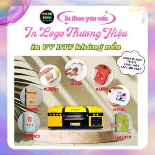 In Logo UV DTF theo yêu cầu - In logo thương hiệu - Sắc Nét, Bền Bỉ, Nổi Bật Trên Mọi Chất Liệu
