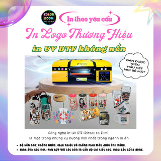 In Logo UV DTF theo yêu cầu - In logo thương hiệu - Sắc Nét, Bền Bỉ, Nổi Bật Trên Mọi Chất Liệu