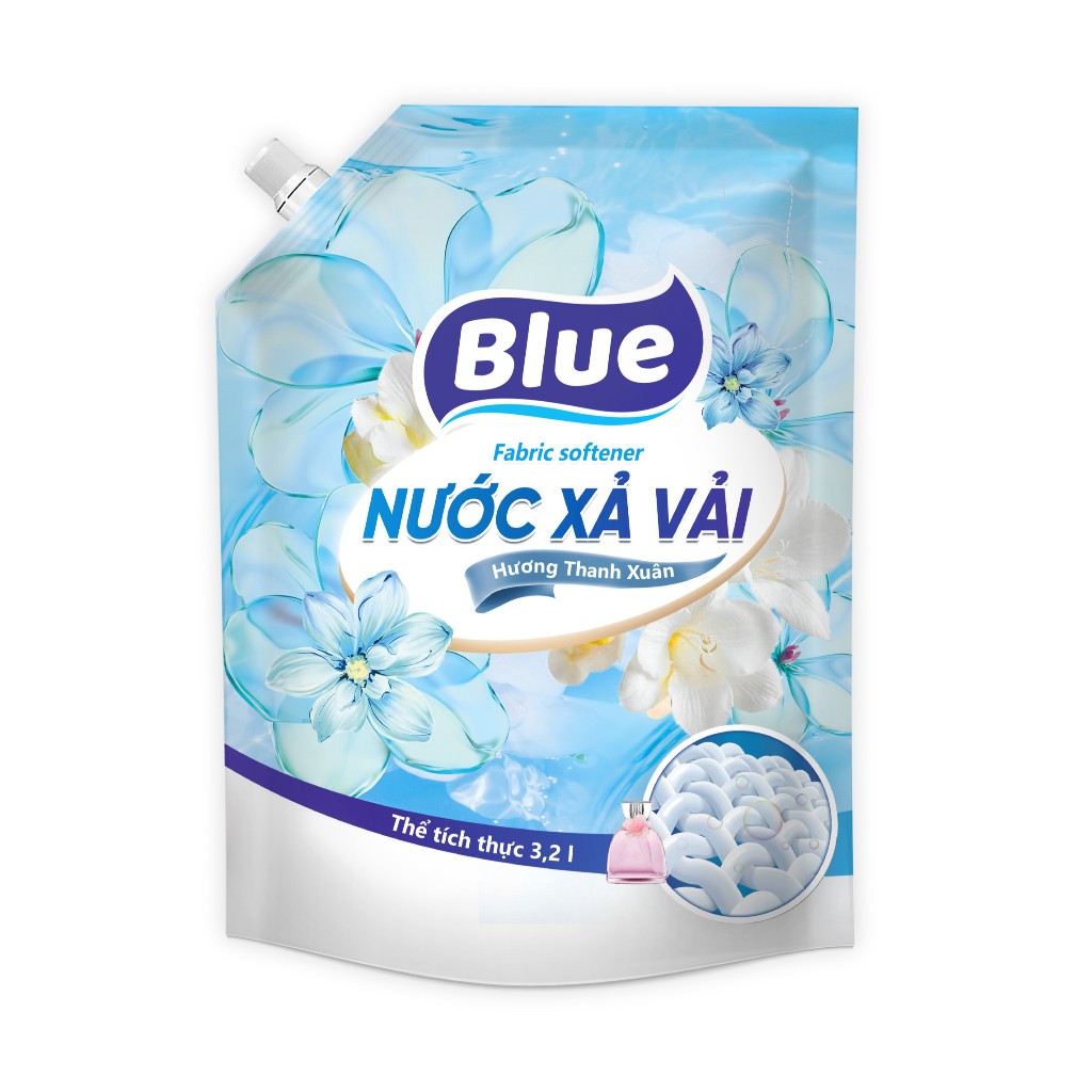 Nước giặt xả Blue-Quần áo sạch thơm