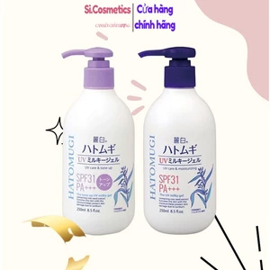 Sữa Dưỡng Thể Chống Nắng Dưỡng Trắng Da Hatomugi UV Care & Moisturizing The UV Milky Gel SPF 31/PA+++ 250ml