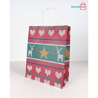 TÚI GIẤY KRAFT ĐỰNG QUÀ. MÃ XMAS10. COMBO 10 CÁI