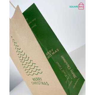 TÚI GIẤY KRAFT NOEL CHRISTMAS GIÁNG SINH, SIZE 22 x 10 x 28.7cm. MÃ XMAS09