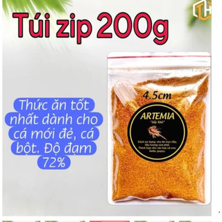 ARTEMIA SẤY KHÔ - thức ăn tốt nhất dành cho cá mới đẻ, cá con 20-200g.