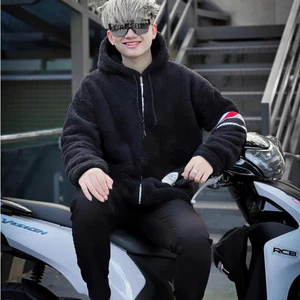 Áo Khoác Lông 3 Sọc Nam Nữ 2 Lớp Ấm Áp Lông Mượt Phong Cách Trẻ Boy Cháy Phố Hot Trend New 2024