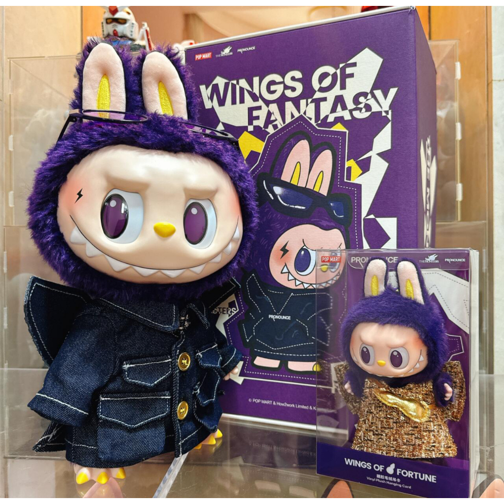 ぬいぐるみ・マスコット labubu BE FANCY NOW WINGS OF FANTASY LABUBU × PRONOUNCE - WINGS OF FANTASY Vinyl Plush Doll - POP