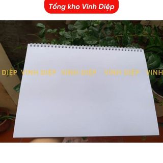 Vở vẽ mĩ thuật A4 gáy lò xo 40 trang dùng cho học sinh