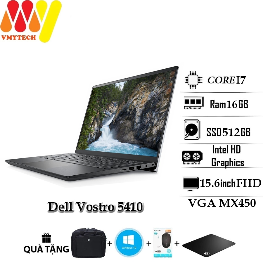 Laptop Dell Vostro 5320 V3I7005W (Xám) Tặng kèm chuột Zadez M331