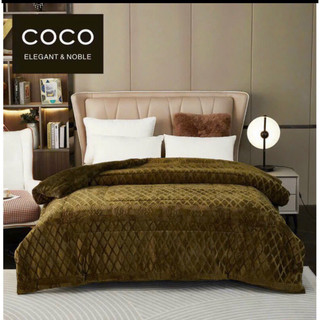 Chăn lông thỏ đại hàn, Chăn coco siêu dày nhập khẩu hàng loại 1 - vải mềm mịn ấm áp hàng đẹp